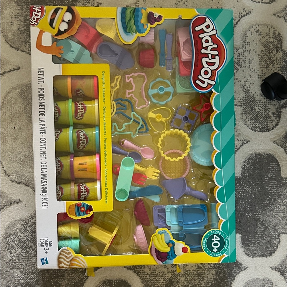 Creative Play Set with Yellow, Blue, and Pink